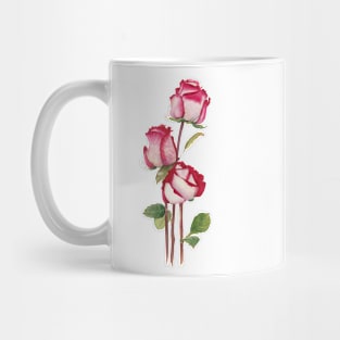 Watercolor roses buds Mug
